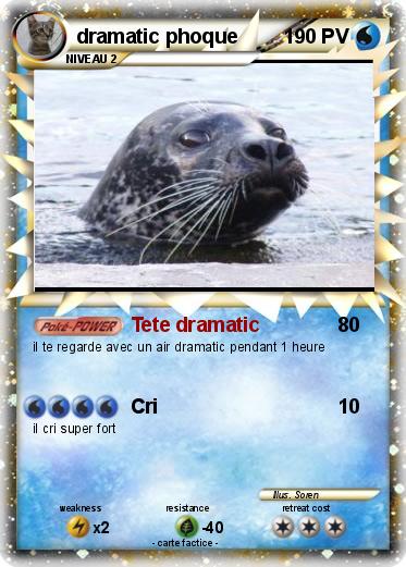 Pokemon dramatic phoque