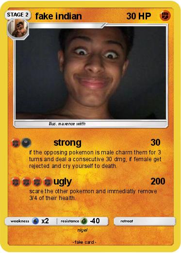 Pokemon fake indian