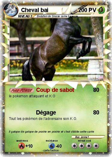 Pokemon Cheval bai