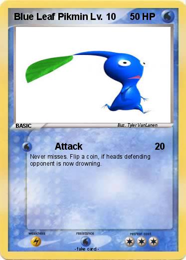 Pokemon Blue Leaf Pikmin Lv. 10