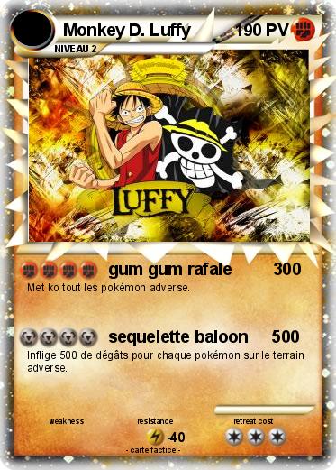 Pokemon Monkey D. Luffy
