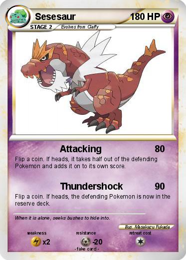 Pokemon Sesesaur