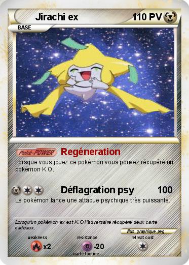Pokemon Jirachi ex