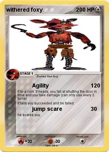Pokemon withered foxy