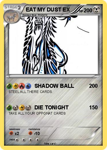 Pokemon EAT MY DUST EX