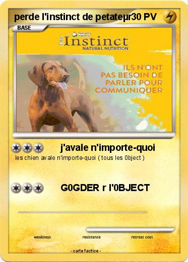 Pokemon perde l'instinct de petateµr