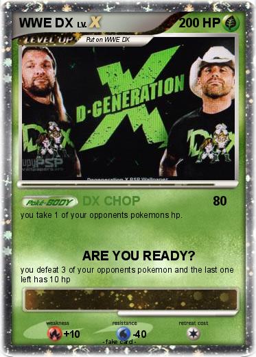 Pokemon WWE DX