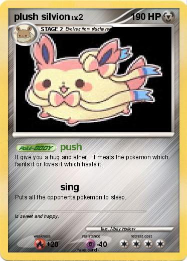 Pokemon plush silvion