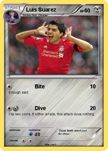 Pokemon Luis Suarez