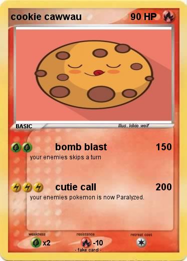 Pokemon cookie cawwau