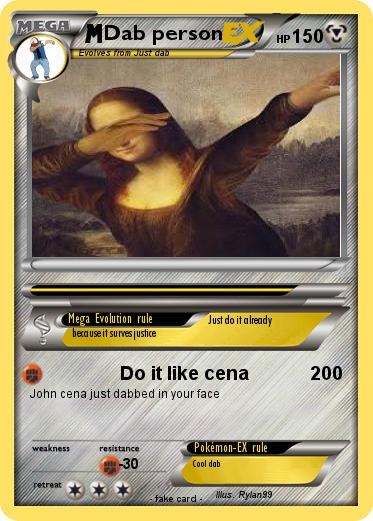 Pokemon Dab person