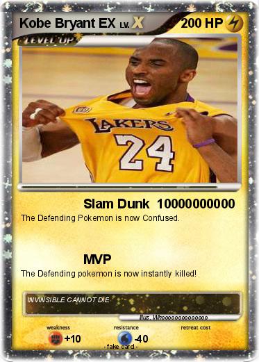 Pokemon Kobe Bryant EX