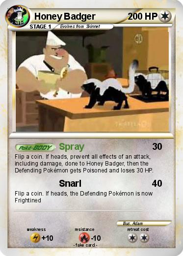 Pokemon Honey Badger