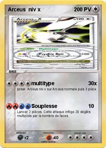 Pokemon Arceus  niv x
