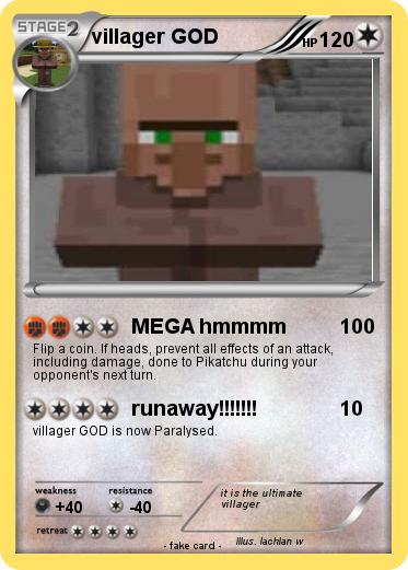 Pokemon villager GOD