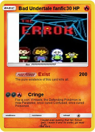 Pokemon Bad Undertale fanfic