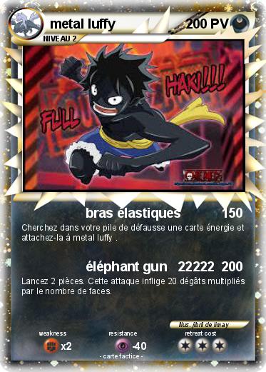 Pokemon metal luffy