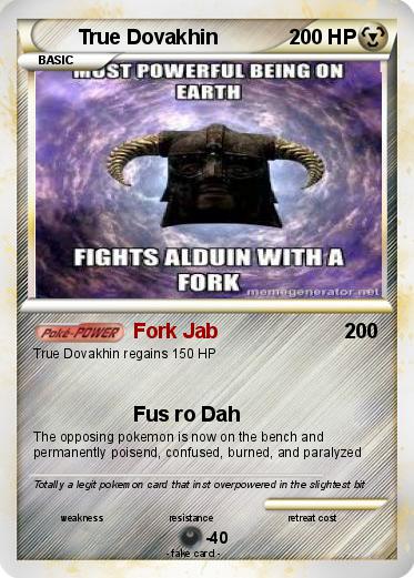 Pokemon True Dovakhin