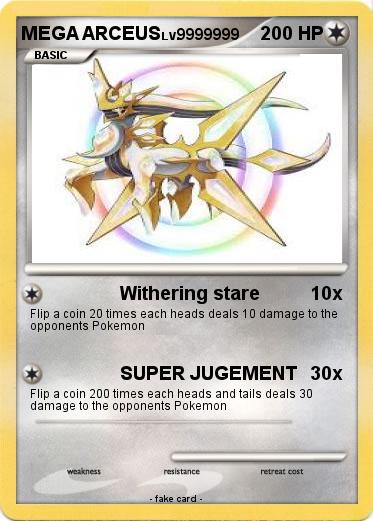 Pokemon MEGA ARCEUS