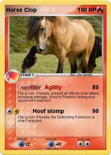 Pokemon Horse Clop