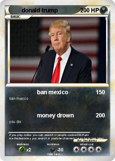 Pokemon donald trump