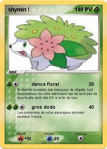 Pokemon shymin !