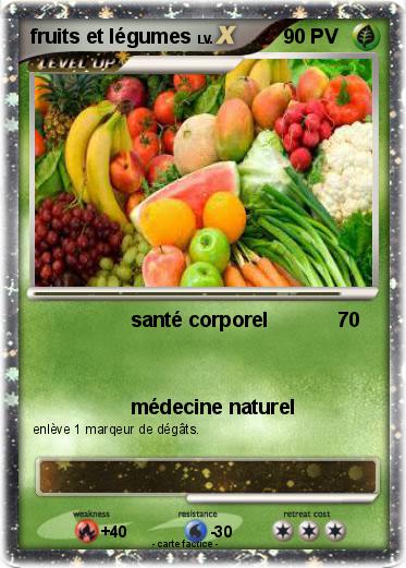 Pokemon fruits et légumes