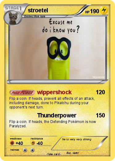 Pokemon stroetel