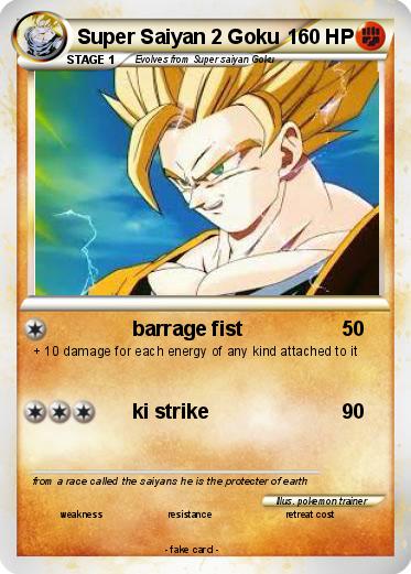 Pokemon Super Saiyan 2 Goku