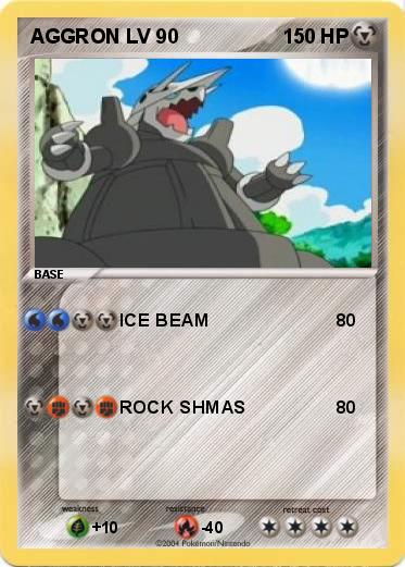 Pokemon AGGRON LV 90