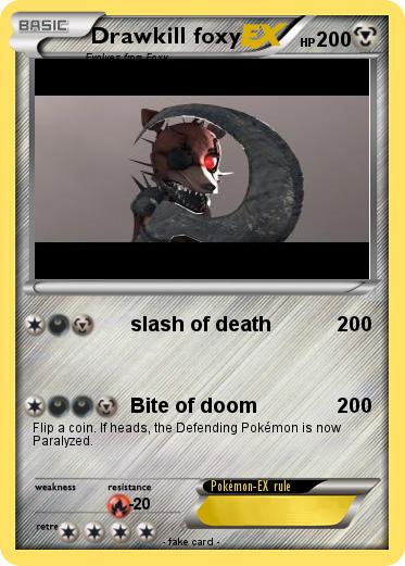 Pokemon Drawkill foxy