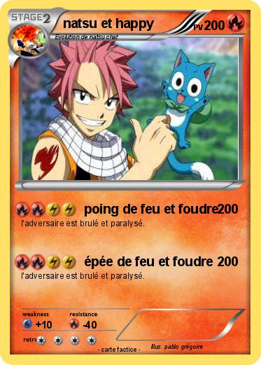 Pokemon natsu et happy