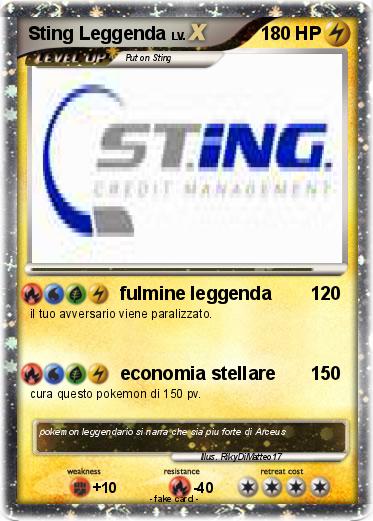 Pokemon Sting Leggenda