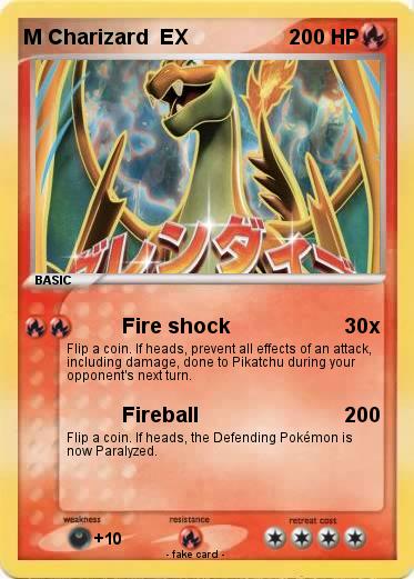 Pokemon M Charizard  EX