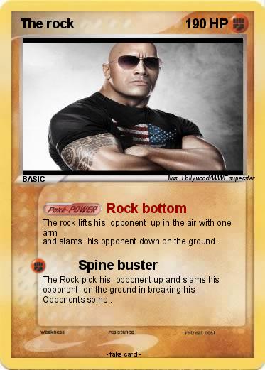 Pokemon The rock