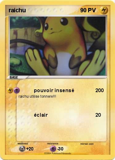 Pokemon raichu