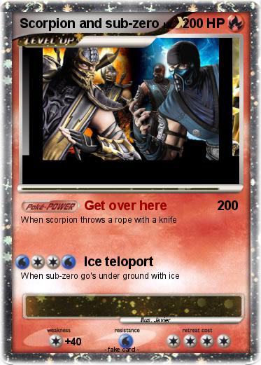 Pokemon Scorpion and sub-zero