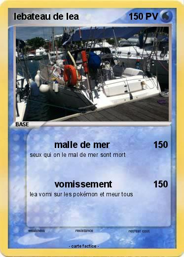Pokemon lebateau de lea