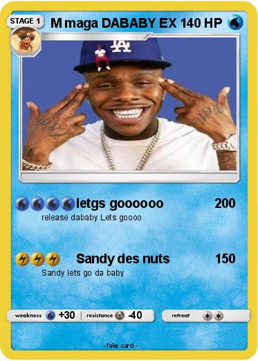 Pokemon M maga DABABY EX