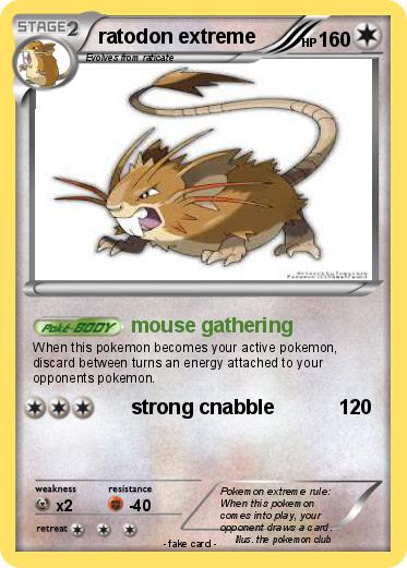 Pokemon ratodon extreme
