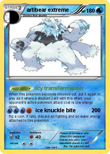 Pokemon artibear extreme