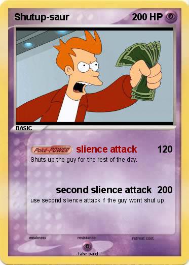 Pokemon Shutup-saur