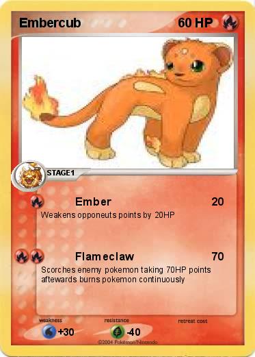Pokemon Embercub