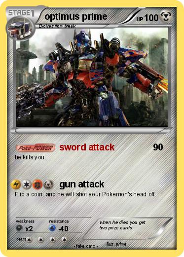 Pokemon optimus prime