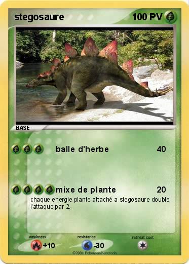 Pokemon stegosaure