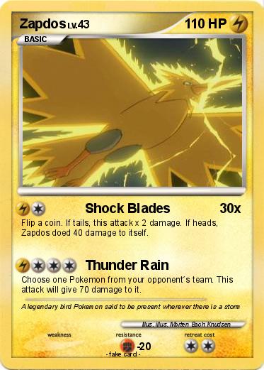 Pokemon Zapdos