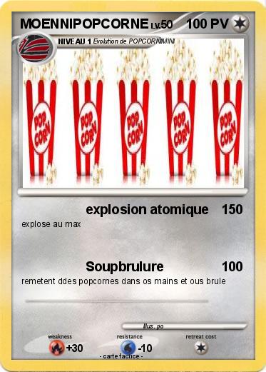 Pokemon MOENNIPOPCORNE