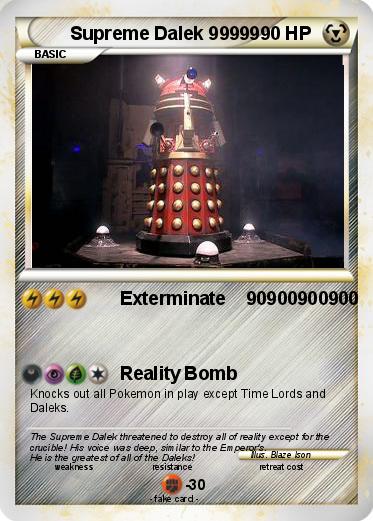 Pokemon Supreme Dalek 99999