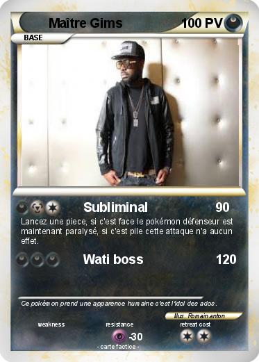 Pokemon Maître Gims