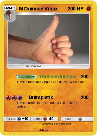 Pokemon M Duimpie Vmax